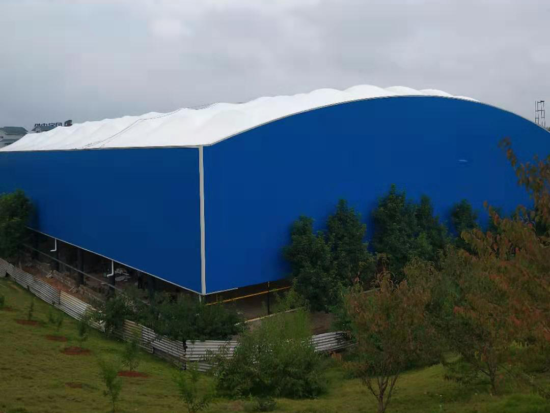 贵州黔东电厂篮球场膜结构建筑工程